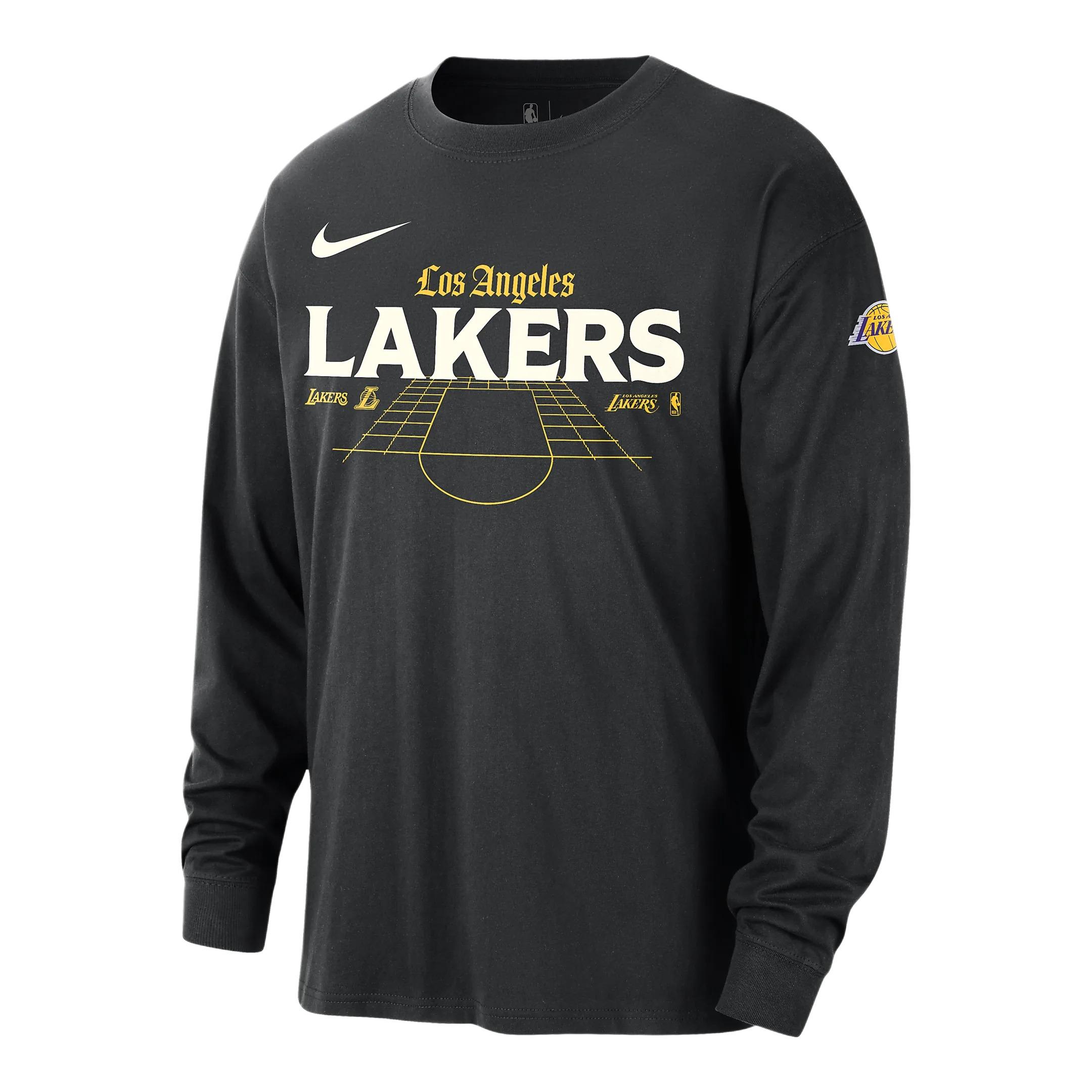 Nike Los Angeles Lakers НБА Пуловер с круглым вырезом и надписью Футболка с длинным рукавом Мужские топы Черный FQ6125-010
Nike Los Angeles Lakers НБА Пуловер с круглым вырезом и надписью Футболка с длинным рукавом Мужские топы Черный FQ6125-010