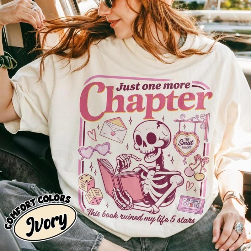 Just One More Chapter Shirt Funny Skeleton Reading Book Tshirt Cute Bookworm Lover Bookish Girly RoUnisexce Reader Gift 4XL
Just One More Chapter Shirt Funny Skeleton Reading Book Tshirt Cute Bookworm Lover Bookish Girly RoUnisexce Reader Gift 4XL