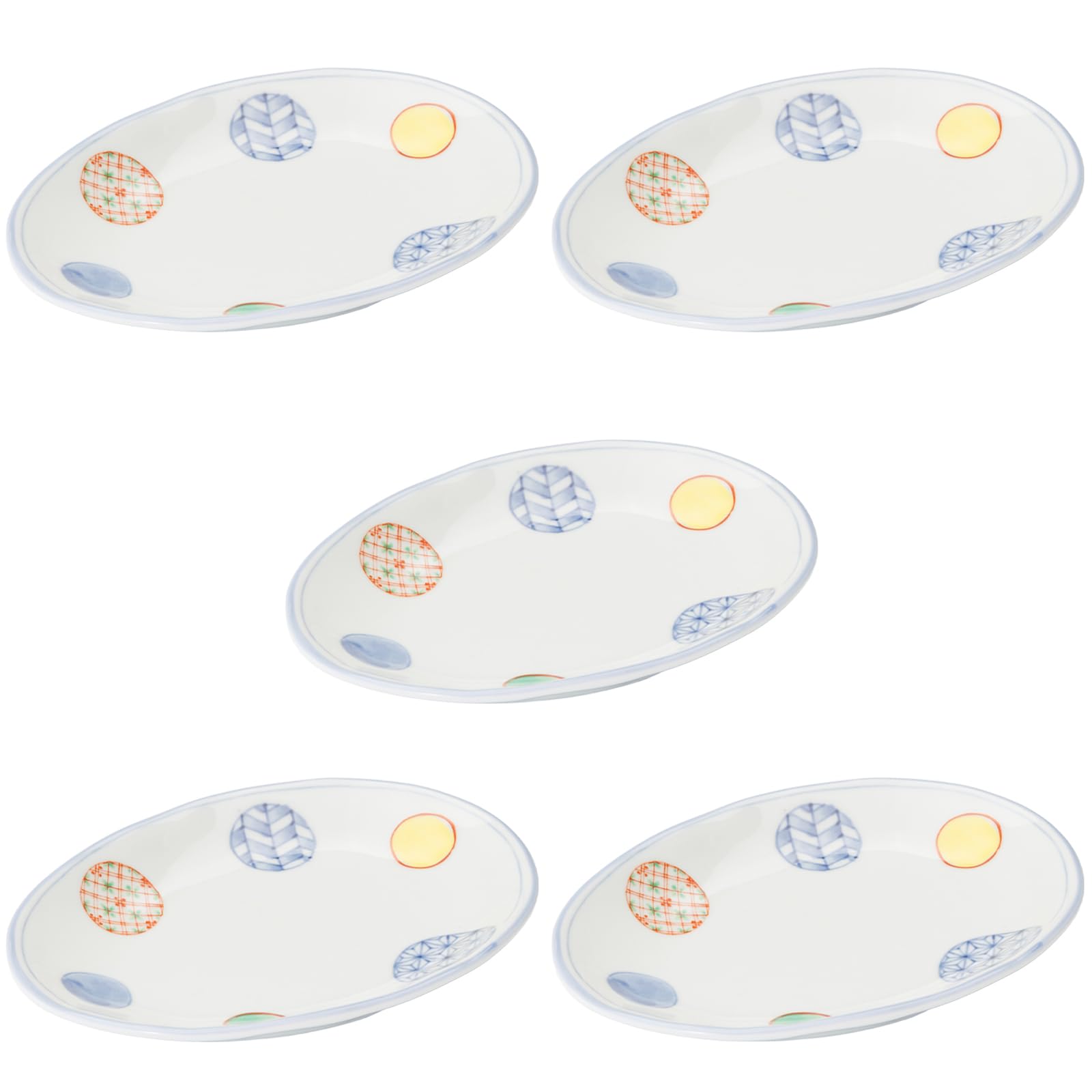 Mino Ware Dinnerware Set of 5 Plates 17cm Microwave and Dishwasher Made in Product Number 564625 Nishikimarumon Cloud-Shaped (Small), Approx. білий
Mino Ware Dinnerware Set of 5 Plates 17cm Microwave and Dishwasher Made in Product Number 564625 Nishikimarumon Cloud-Shaped (Small), Approx. білий