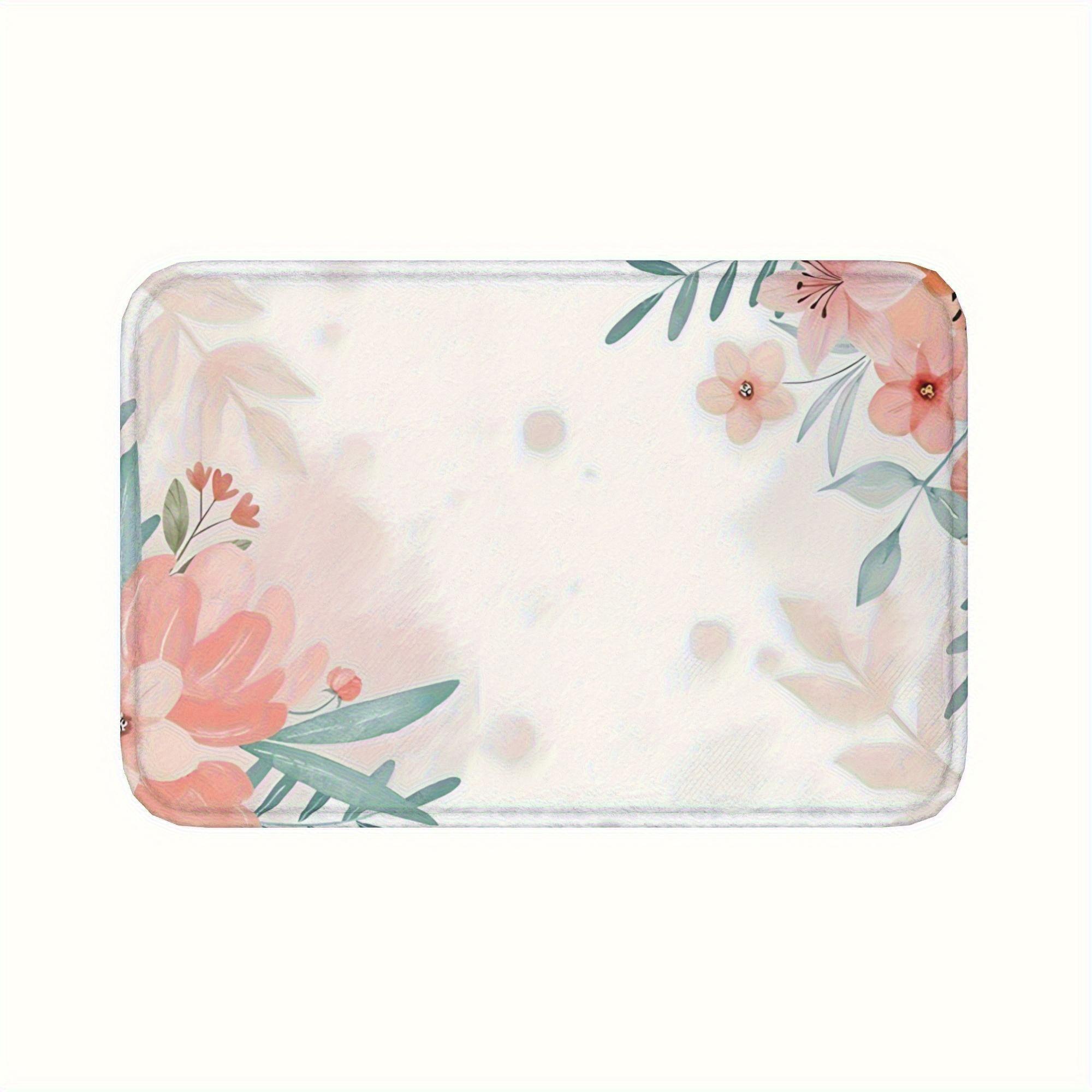 Watercolor Surround Floral Entry Door Mat Entryway Anti Slip Floor Mat Macaroon Color Soft Warm Decorative Carpet 40X60CM(1.3X2FT
Watercolor Surround Floral Entry Door Mat Entryway Anti Slip Floor Mat Macaroon Color Soft Warm Decorative Carpet 40X60CM(1.3X2FT