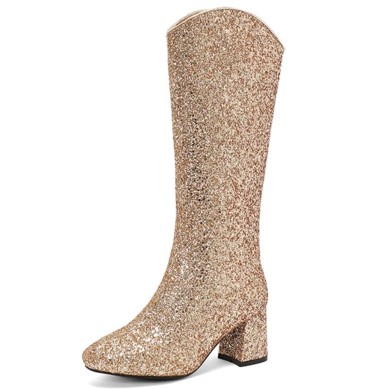 Роскошные ботфорты до колена Зимняя обувь Мода Золото Серебро Высокий каблук Сапоги Женские с пайетками На молнии Длинные Праздничная обувь Большой размер 45 34 золотой
Роскошные ботфорты до колена Зимняя обувь Мода Золото Серебро Высокий каблук Сапоги Женские с пайетками На молнии Длинные Праздничная обувь Большой размер 45 34 золотой