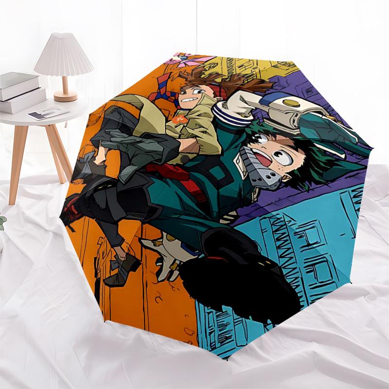 1pc My Hero Academia Izuku Midoriya & Katsuki Bakugo Automatic Folding Umbrella, Portable 3-Fold Design with 8-Bone Iron Frame, Outdoor for Fans, Trav
1pc My Hero Academia Izuku Midoriya & Katsuki Bakugo Automatic Folding Umbrella, Portable 3-Fold Design with 8-Bone Iron Frame, Outdoor for Fans, Trav