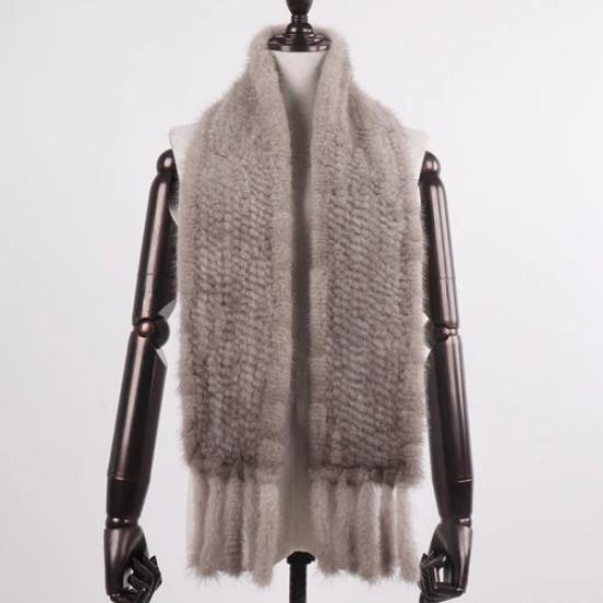 Зимние женские меховые шарфы Русская леди Теплый вязаный шарф из натурального меха норки Длинный стиль Вязаный из натурального меха норки Женский шейный платок серый
Зимние женские меховые шарфы Русская леди Теплый вязаный шарф из натурального меха норки Длинный стиль Вязаный из натурального меха норки Женский шейный платок серый