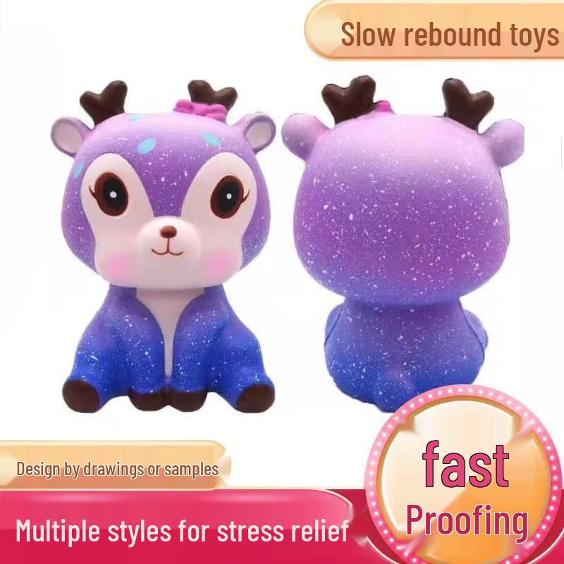 Starry Sky Plum Blossom Deer Squishy Toy - Slow Rebound PU Foam for Kids Stress Relief 10 cm
Starry Sky Plum Blossom Deer Squishy Toy - Slow Rebound PU Foam for Kids Stress Relief 10 cm