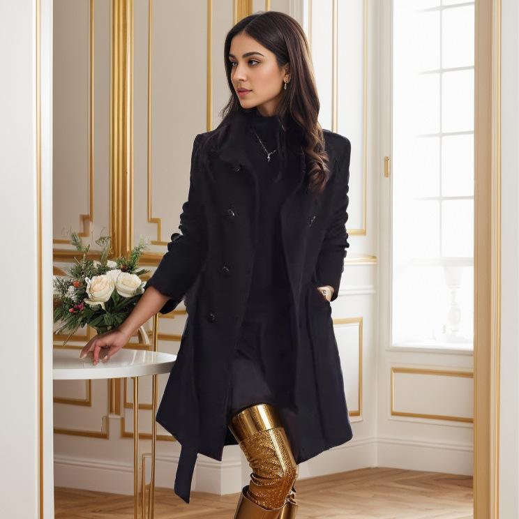 Новое женское шерстяное пальто Slim Fit длинное двухстороннее шерстяное пальто ветровка теплая M темно-коричневого
Новое женское шерстяное пальто Slim Fit длинное двухстороннее шерстяное пальто ветровка теплая M темно-коричневого