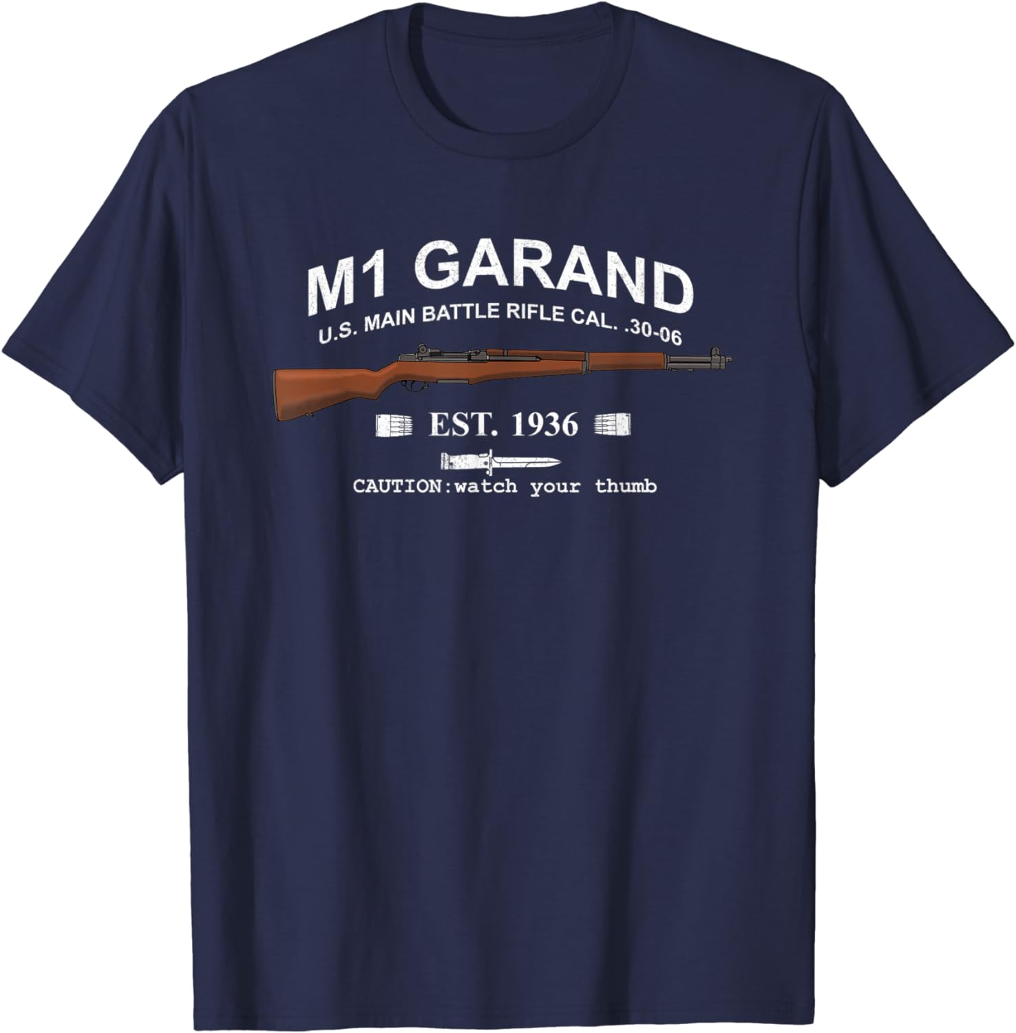 M1 Garand Rifle Gun WWII Watch Your Thumb EST 1936 Men T-Shirt Short Sleeve Casual Cotton Summer T Shirt 4XL
M1 Garand Rifle Gun WWII Watch Your Thumb EST 1936 Men T-Shirt Short Sleeve Casual Cotton Summer T Shirt 4XL
