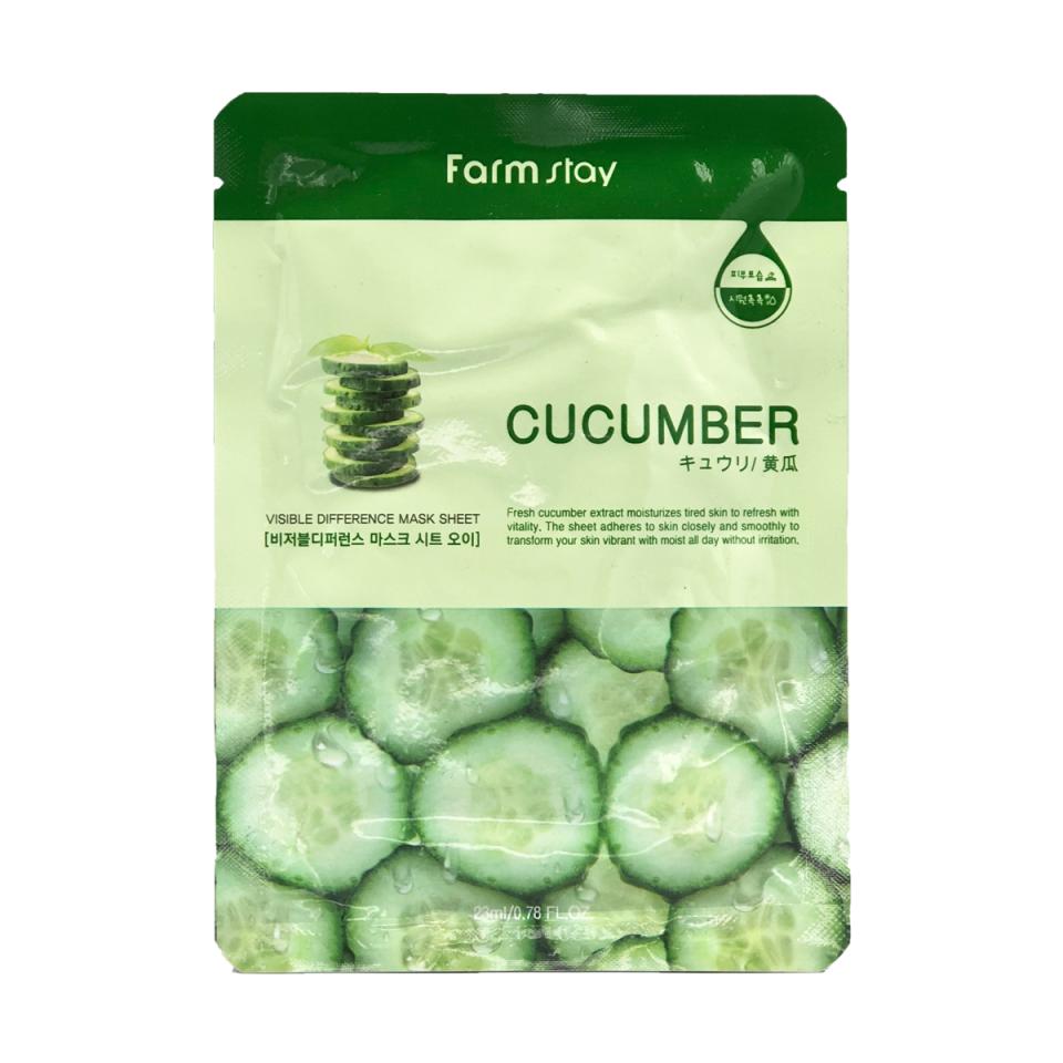FarmStay Visible Difference Mask Sheet Cucumber Увлажняющая маска для лица с экстрактом огурца
FarmStay Visible Difference Mask Sheet Cucumber Увлажняющая маска для лица с экстрактом огурца
