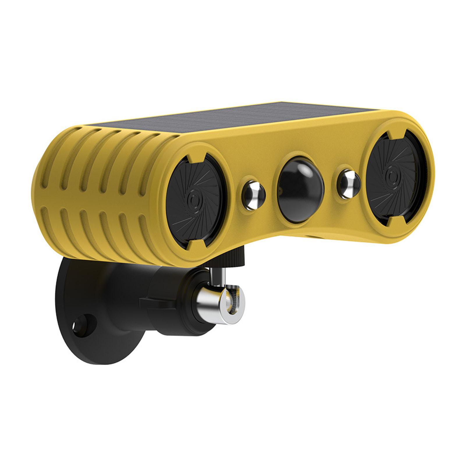 Солнечная инфракрасная звуковая световая сигнализация IP65 водонепроницаемая звуковая и визуальная сигнализация для фермы сада ранчо