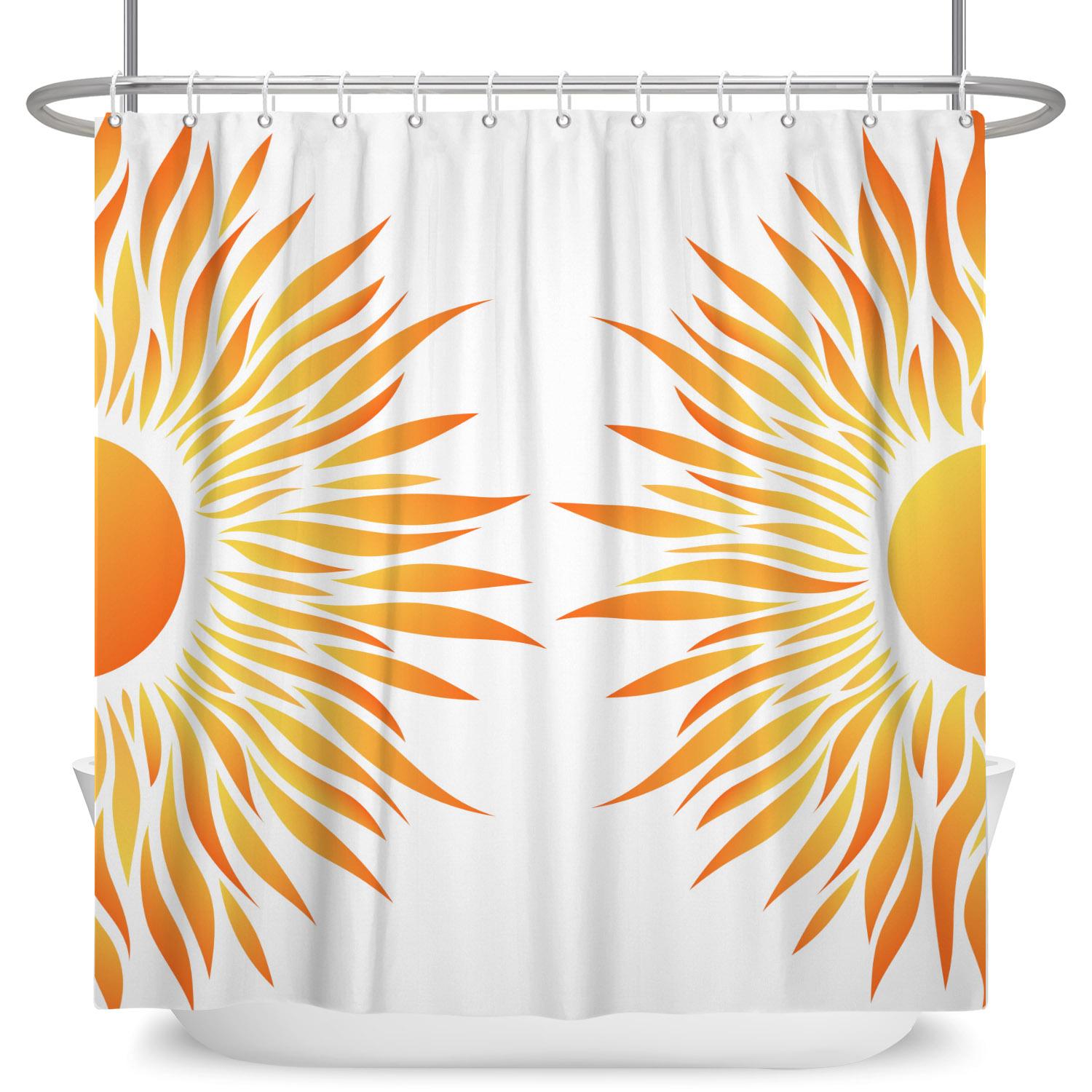 Watercolor Sun Shower Curtain Cute Hand Painted Sunshine Print Waterproof Bath Curtain For Bathroom Decor Polyester With Hooks W60H190(CM)-1 Pcs
Watercolor Sun Shower Curtain Cute Hand Painted Sunshine Print Waterproof Bath Curtain For Bathroom Decor Polyester With Hooks W60H190(CM)-1 Pcs