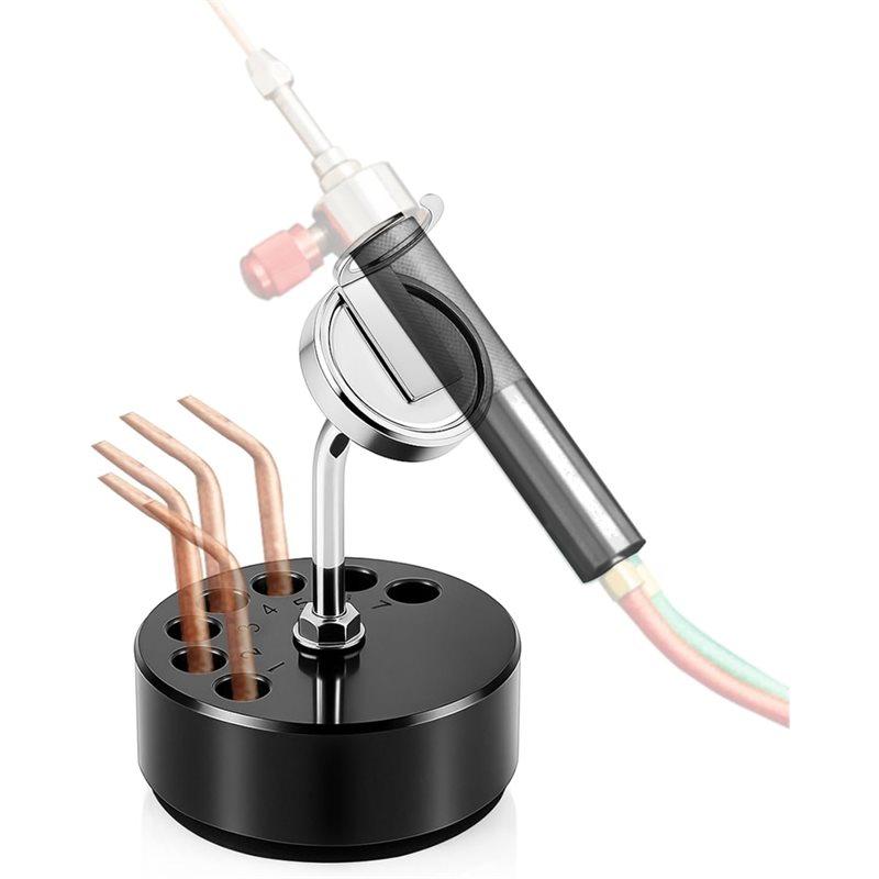 Aug. Magnetic Base Acetylene Jewelry Torch Stand Featuring 7 Tip Storage Holes, Stable Organizer For Jewelers& Metalworkers
Aug. Magnetic Base Acetylene Jewelry Torch Stand Featuring 7 Tip Storage Holes, Stable Organizer For Jewelers& Metalworkers