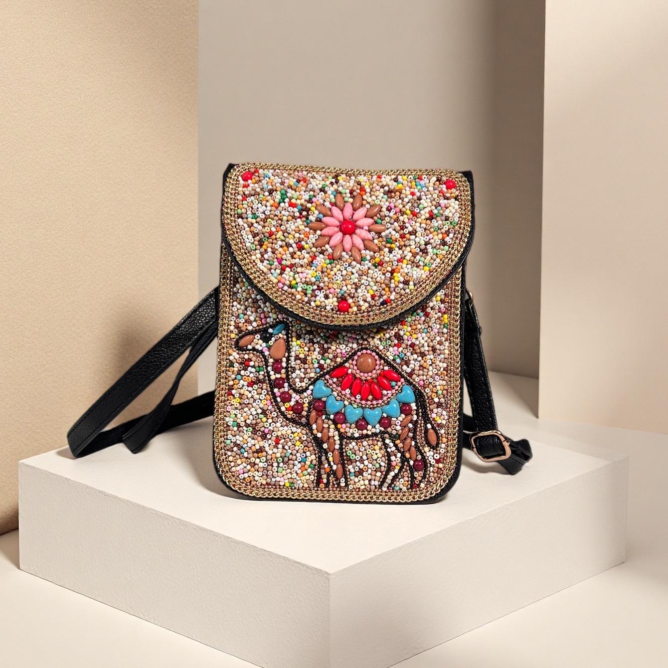 Bohemian Beaded Women s Travel Shoulder Bag
Bohemian Beaded Women s Travel Shoulder Bag