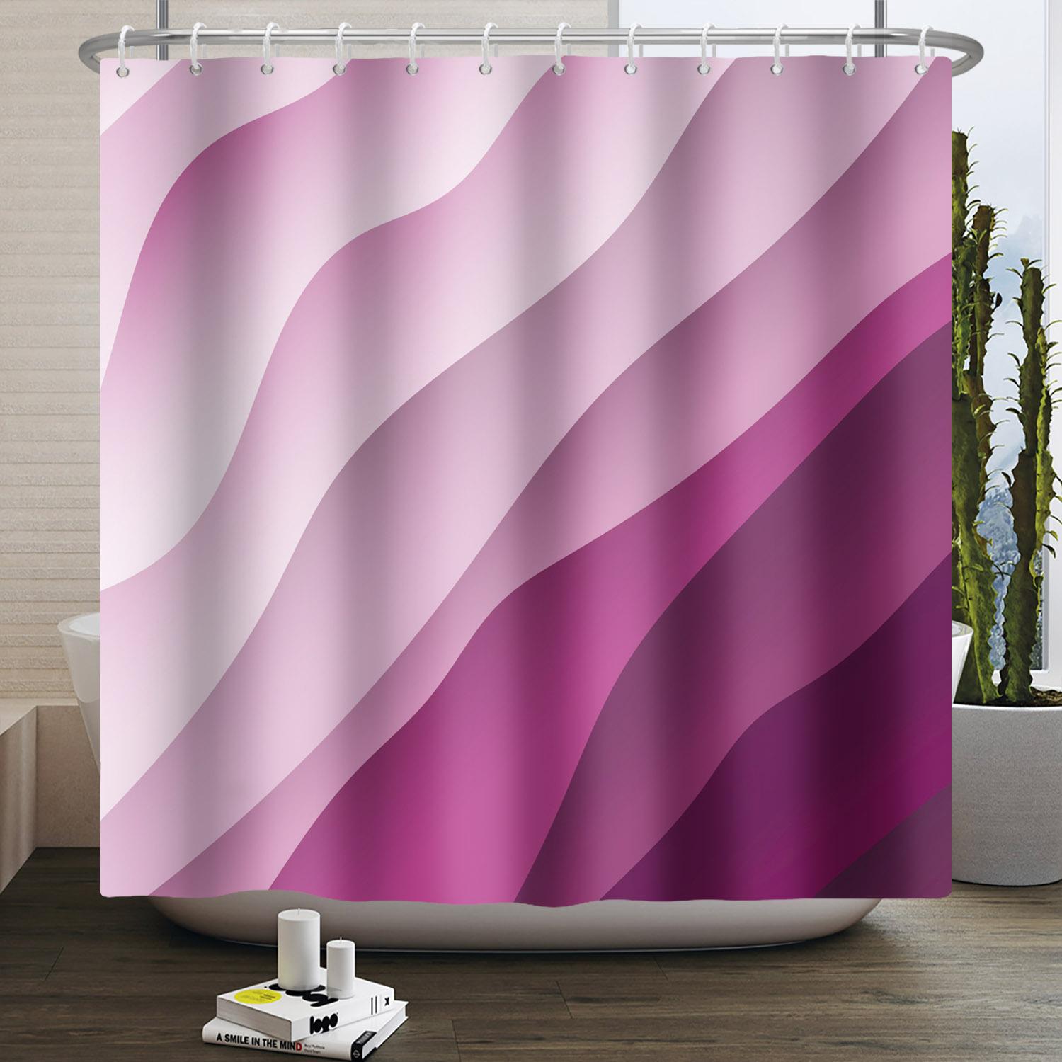 Shower Curtain Solid Color Gradual Change Bathroom Modern Minimalist Style Shower Curtain Home Decoration Waterproof Tape Hooks W60H190(CM)-1 Pcs
Shower Curtain Solid Color Gradual Change Bathroom Modern Minimalist Style Shower Curtain Home Decoration Waterproof Tape Hooks W60H190(CM)-1 Pcs