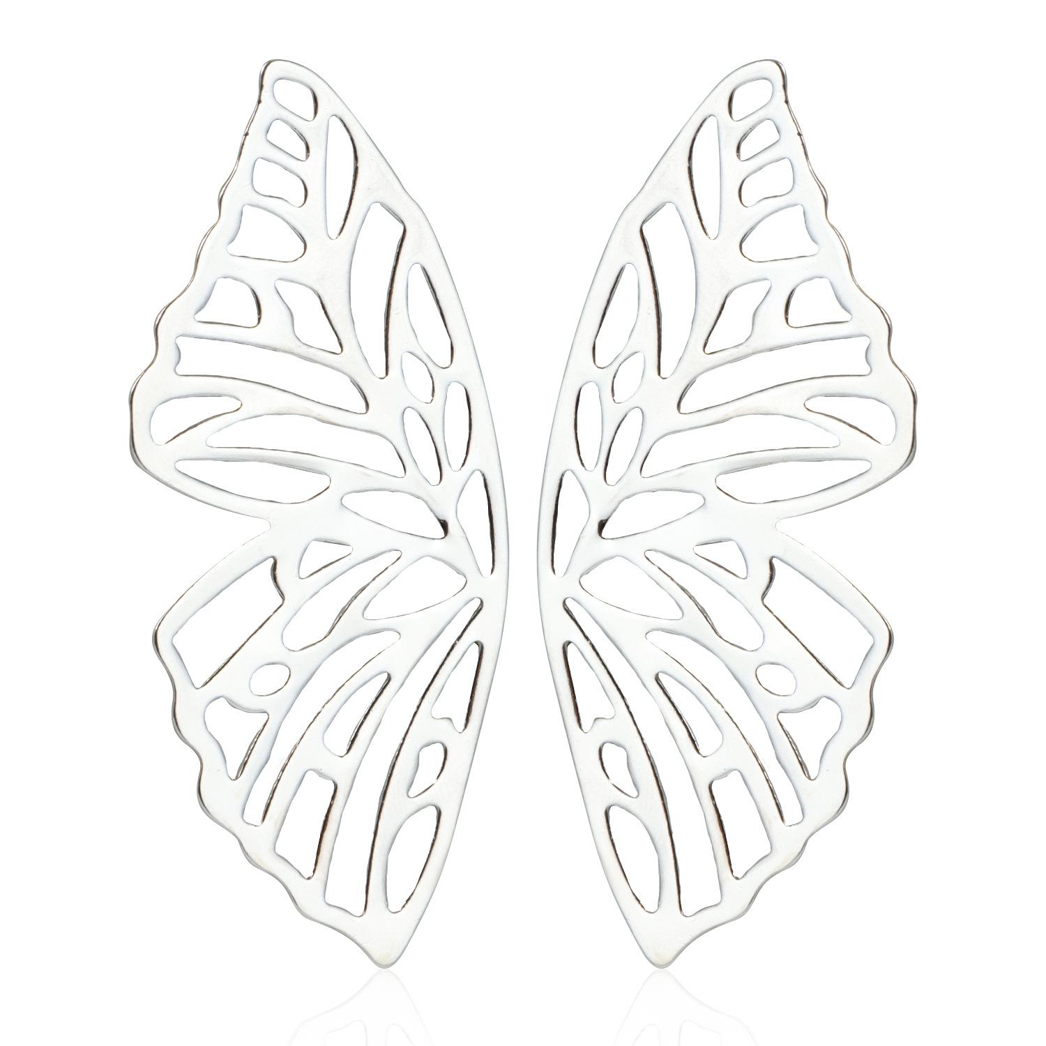 ins exaggerated alloy hollow butterfly stud earrings, punk personality wing shape earrings
ins exaggerated alloy hollow butterfly stud earrings, punk personality wing shape earrings