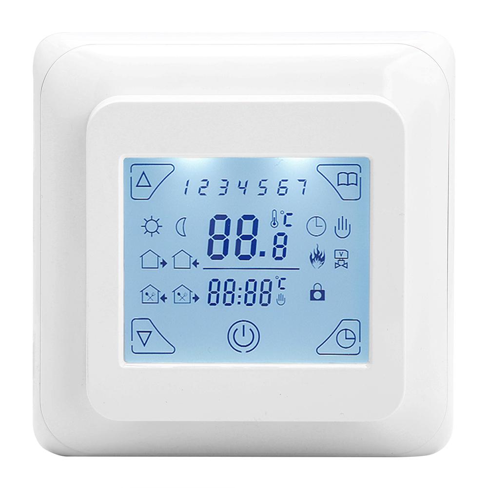 Week Programmable LCD Display Touch Screen Floor Heating Thermostat Temperature Controller
Week Programmable LCD Display Touch Screen Floor Heating Thermostat Temperature Controller