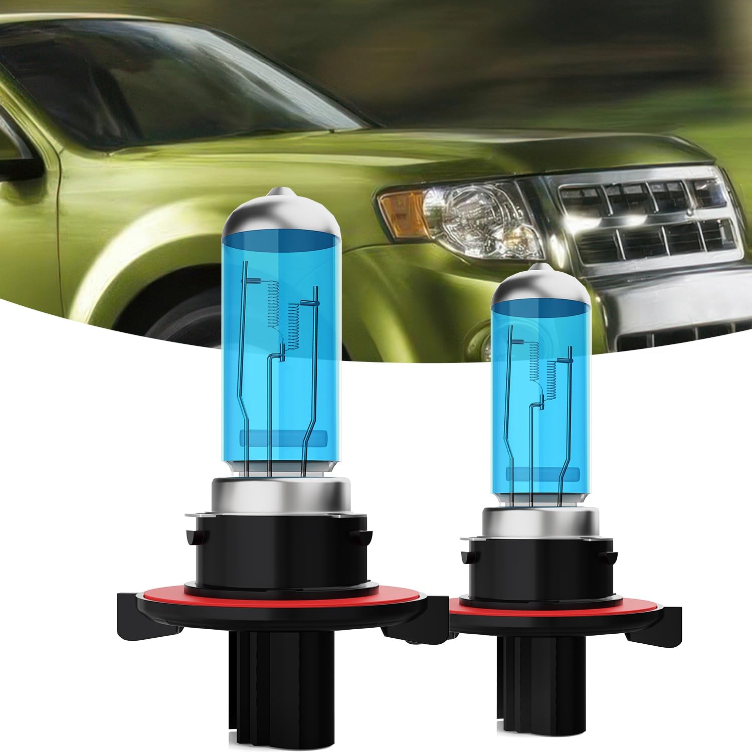 Headlights Fit for Ford Escape 2008-2012 Halogen Headlight Bulbs,9008/H13 High/Low Beam + h16/5202 Fog Light Headlight Bulbs,Plug And Play,Pack of 4 Year:2008-2012 for Ford E
Headlights Fit for Ford Escape 2008-2012 Halogen Headlight Bulbs,9008/H13 High/Low Beam + h16/5202 Fog Light Headlight Bulbs,Plug And Play,Pack of 4 Year:2008-2012 for Ford E