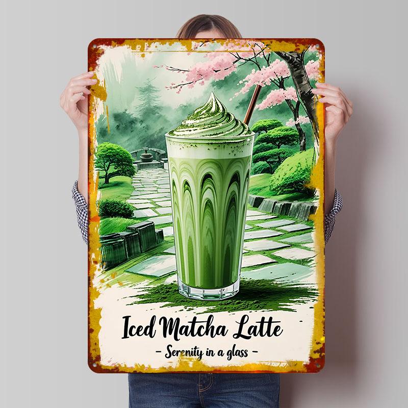Vintage Iced Matcha Latte Printed Poster Customized Wall Art Retro Vintage Metal Tin Signs for Decoration At Home Decorations 20x30cm(7.8x11.8inch)
Vintage Iced Matcha Latte Printed Poster Customized Wall Art Retro Vintage Metal Tin Signs for Decoration At Home Decorations 20x30cm(7.8x11.8inch)