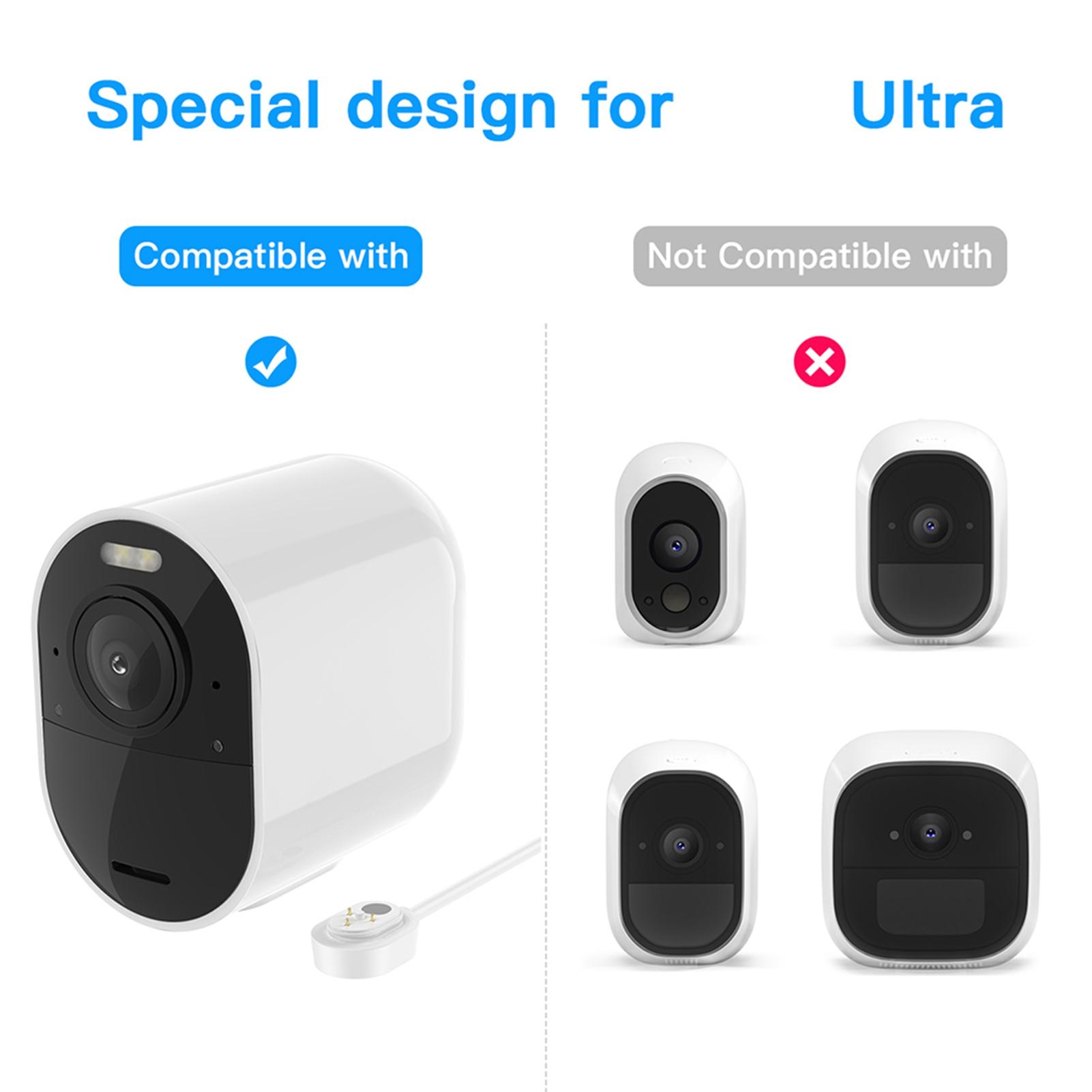 Кабель живлення для Arlo Ultra 4K UHD Магнітний зарядний кабель Водонепроникний зарядний пристрій без вилки для використання в приміщенні та на вулиці 6 м 9meter / 29.5ft білий
Кабель живлення для Arlo Ultra 4K UHD Магнітний зарядний кабель Водонепроникний зарядний пристрій без вилки для використання в приміщенні та на вулиці 6 м 9meter / 29.5ft білий