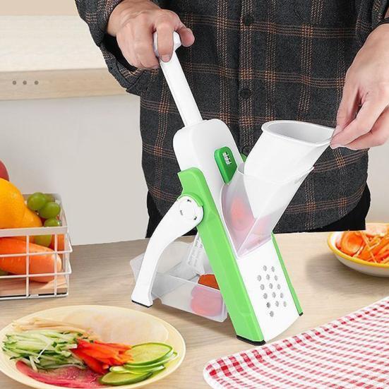 Слайсер для кухни, легкоочищаемый ломтерезка для картофеля, измельчитель, универсальный измельчитель овощей, профессиональные кухонные принадлежности для приготовления пищи зелёный
Слайсер для кухни, легкоочищаемый ломтерезка для картофеля, измельчитель, универсальный измельчитель овощей, профессиональные кухонные принадлежности для приготовления пищи зелёный