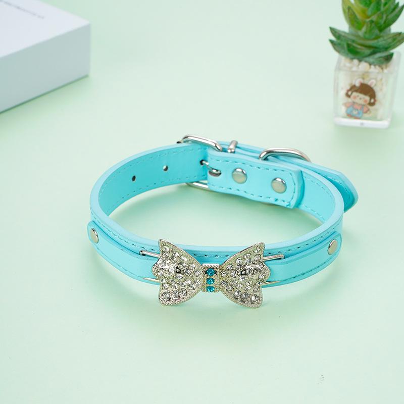 Elegant Rhinestone Bow Tie Collar & Leash for Large Dogs & Cats S: 1.5cm wide, 30cm long, neck 19-27cm светло-синий
Elegant Rhinestone Bow Tie Collar & Leash for Large Dogs & Cats S: 1.5cm wide, 30cm long, neck 19-27cm светло-синий
