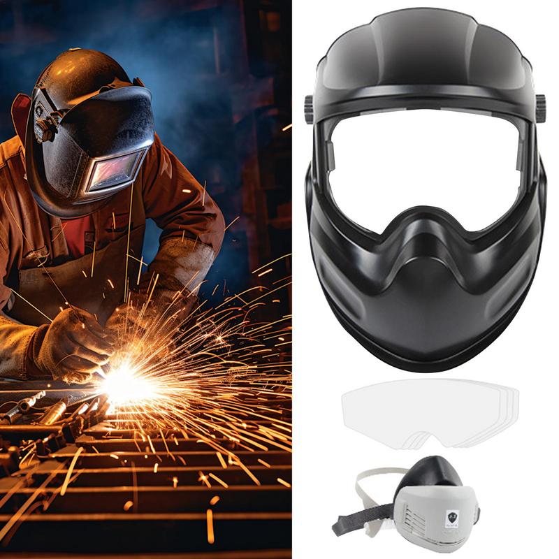 Welding Helmet UV Resistant Face Protector Dust Proof Large Viewing Welding Helmet for ARC Pipeline Stick Grinding Cutting
Welding Helmet UV Resistant Face Protector Dust Proof Large Viewing Welding Helmet for ARC Pipeline Stick Grinding Cutting