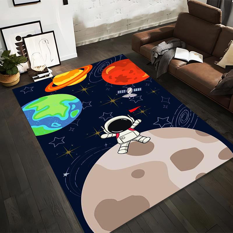 Astronaut on Moon Carpet with Planets and Stars Space Design Suitable for use as an anti-slip for living room bedroom sofas 40x60cm( 15x23in )
Astronaut on Moon Carpet with Planets and Stars Space Design Suitable for use as an anti-slip for living room bedroom sofas 40x60cm( 15x23in )