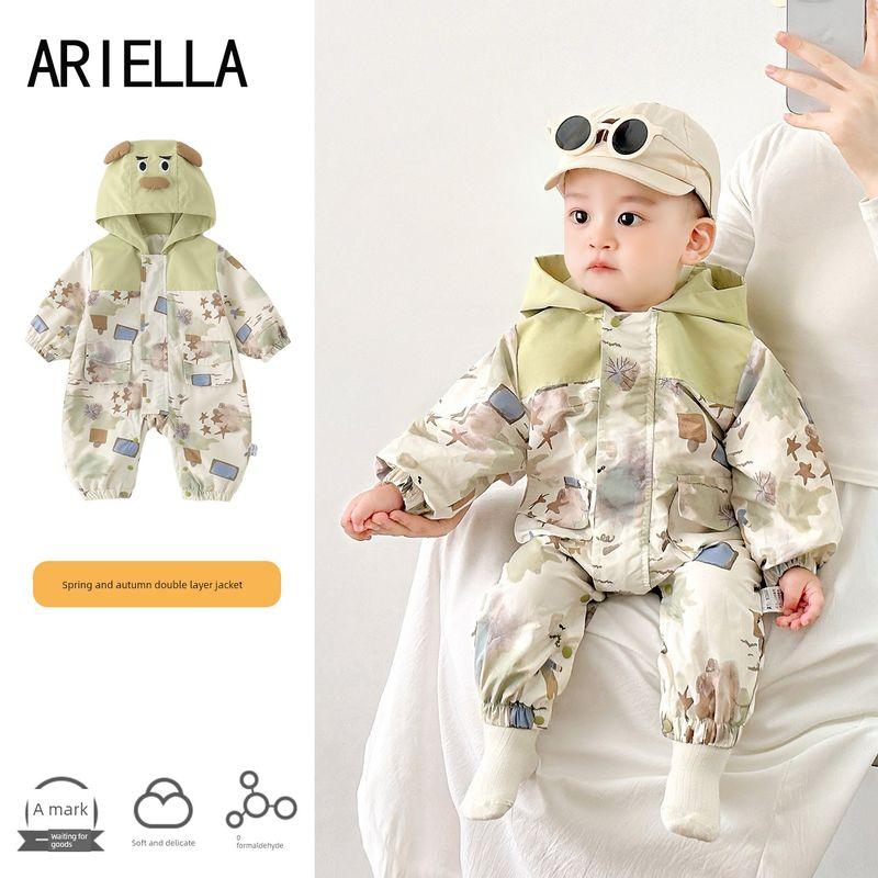 New Baby Boy Clothing 2025 Autumn Hooded Jacket Cute and Adorable Outdoor Outfit Full Moon Hundred-Day Romper Light green 73
New Baby Boy Clothing 2025 Autumn Hooded Jacket Cute and Adorable Outdoor Outfit Full Moon Hundred-Day Romper Light green 73