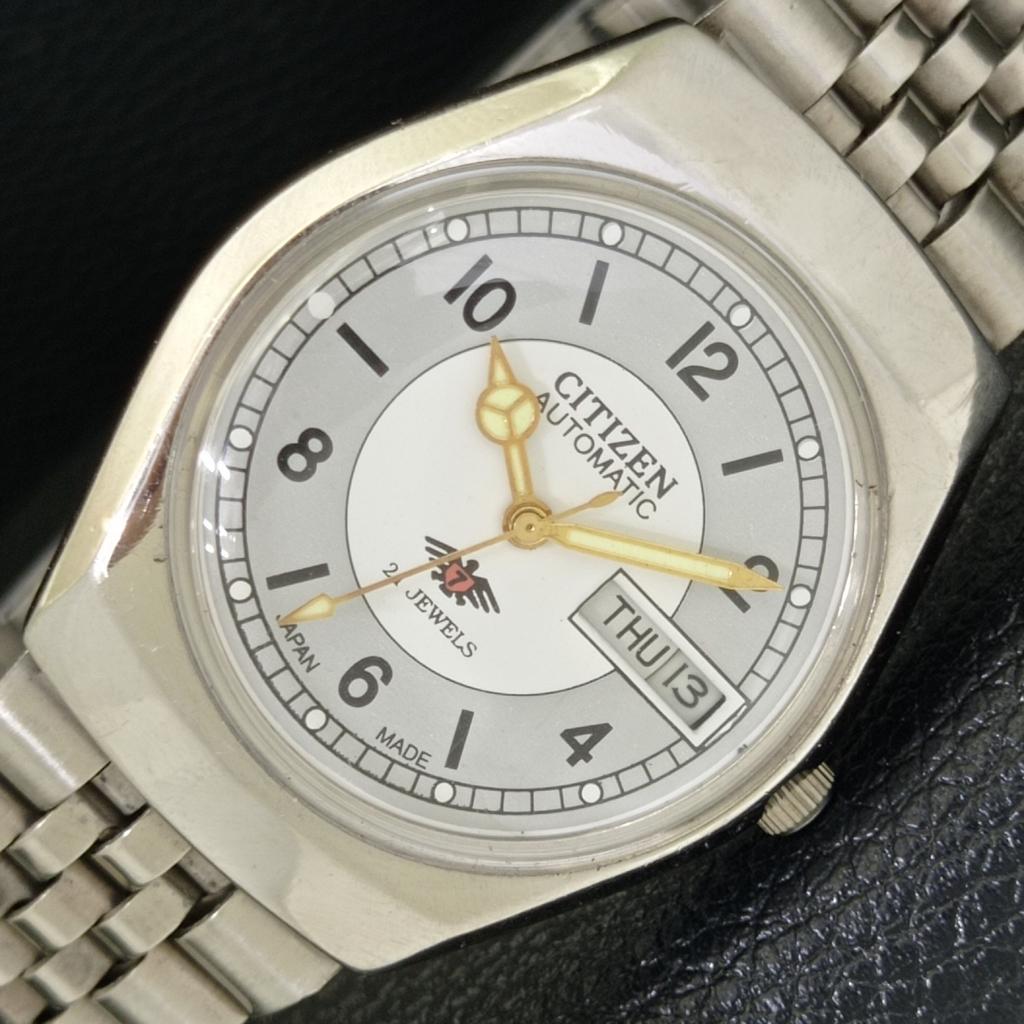 JAPAN MENS GENUINE VINTAGE CITIZEN AUTOMATIC 8200 GREY DIAL WATCH a500269-2 R151b-a500269
JAPAN MENS GENUINE VINTAGE CITIZEN AUTOMATIC 8200 GREY DIAL WATCH a500269-2 R151b-a500269