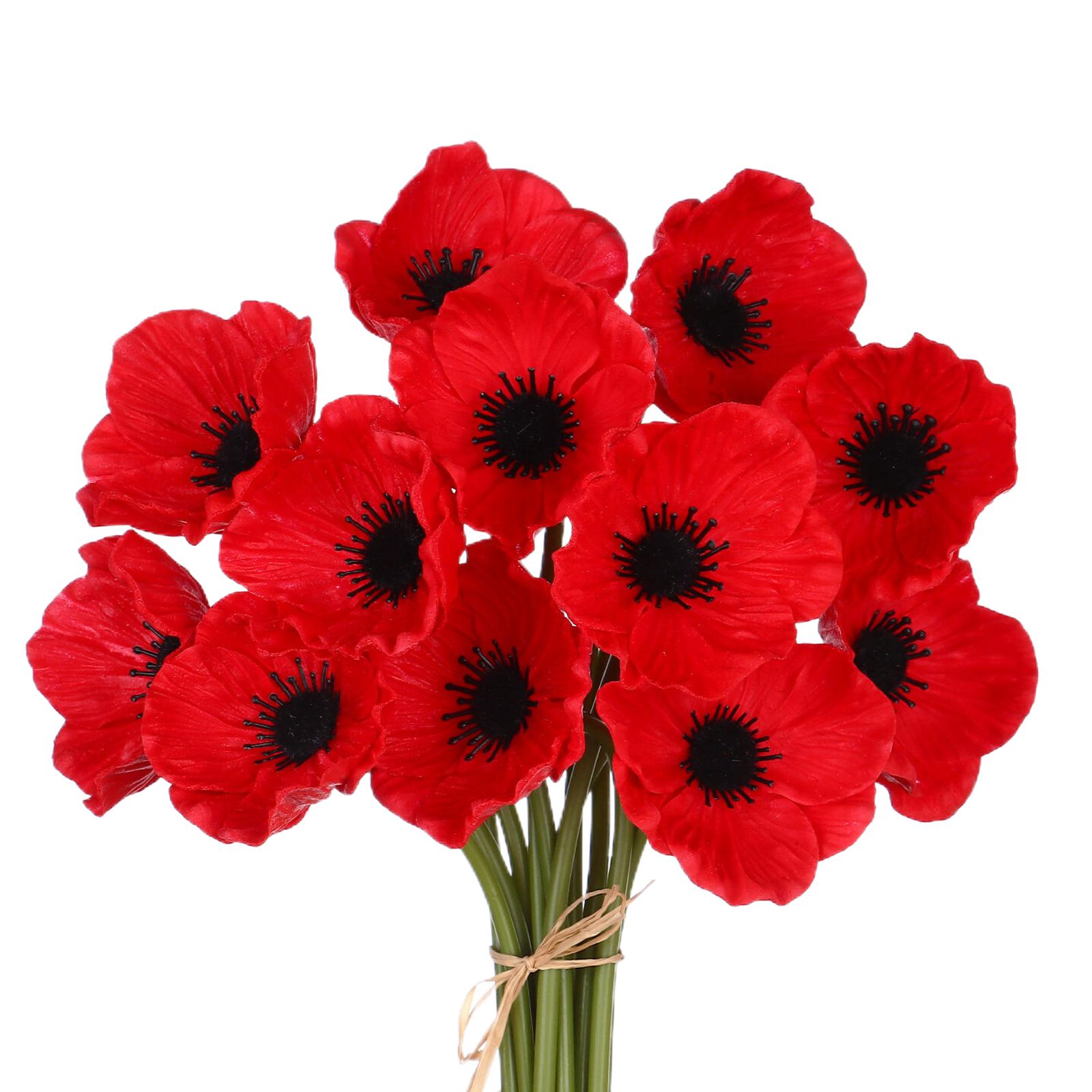 30 Pcs Artificial Red Poppy Pu Real Touch Poppy Fake Flowers For Kitchen Table Centerpiece Wedding Holiday Bridal Bouquet Home P
30 Pcs Artificial Red Poppy Pu Real Touch Poppy Fake Flowers For Kitchen Table Centerpiece Wedding Holiday Bridal Bouquet Home P