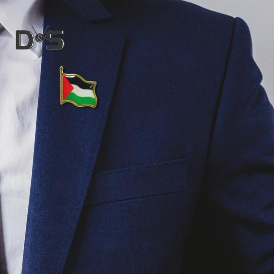 5Pcs Palestinian Flag Lapel Pins Metal Palestinian National Flag Lapel Brooch Spirit Badge Souvenirs for Suit Jacket
5Pcs Palestinian Flag Lapel Pins Metal Palestinian National Flag Lapel Brooch Spirit Badge Souvenirs for Suit Jacket