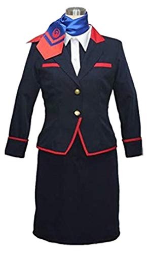 Angel Moon CA Stewardess Cabin Attendant Uniform Cosplay Costume (Size L, Navy)
Angel Moon CA Stewardess Cabin Attendant Uniform Cosplay Costume (Size L, Navy)