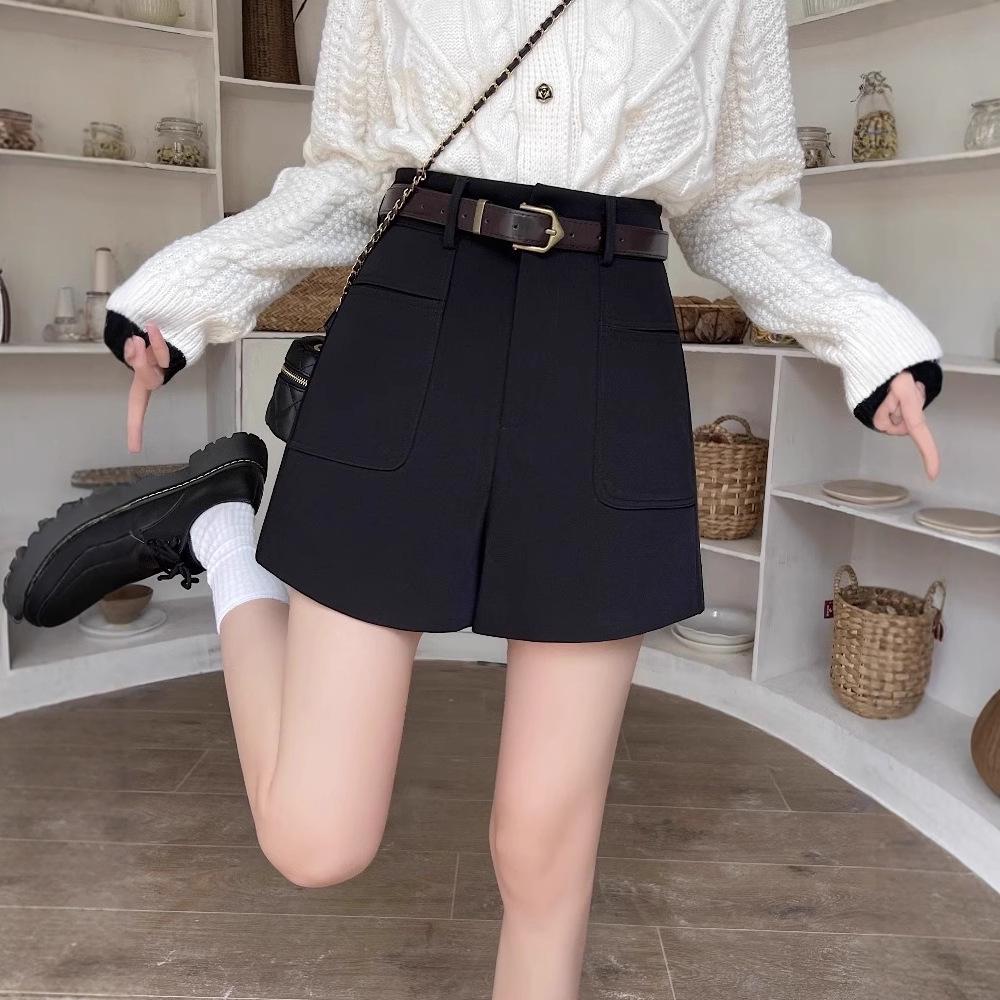 Women s High Waist Woolen Pocket Shorts - Autumn & Winter Loose A-line Booty Pants 3XL
Women s High Waist Woolen Pocket Shorts - Autumn & Winter Loose A-line Booty Pants 3XL