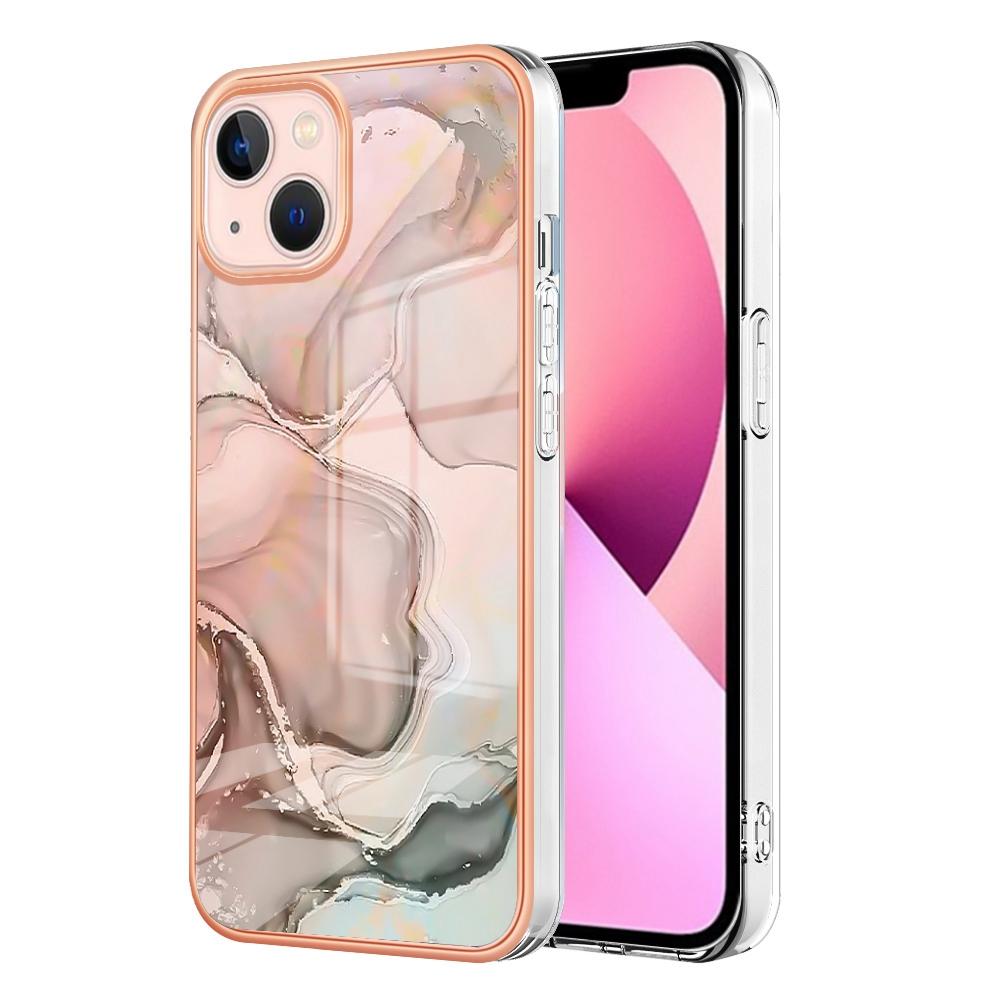 For iPhone 13 6.1 inch YB IMD Series-16 Style E 2.0mm TPU Drop Tested Phone Case Electroplating Frame Marble Pattern IMD Back Cover Pink
For iPhone 13 6.1 inch YB IMD Series-16 Style E 2.0mm TPU Drop Tested Phone Case Electroplating Frame Marble Pattern IMD Back Cover Pink