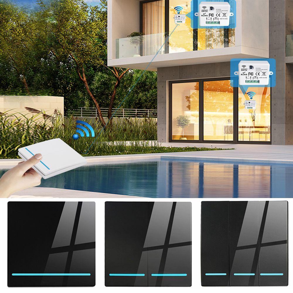Convenient Led 2 Way Push Button Switch Remote Transmitter Remote Control Switch Rocker Switch 3Gang Switch
Convenient Led 2 Way Push Button Switch Remote Transmitter Remote Control Switch Rocker Switch 3Gang Switch