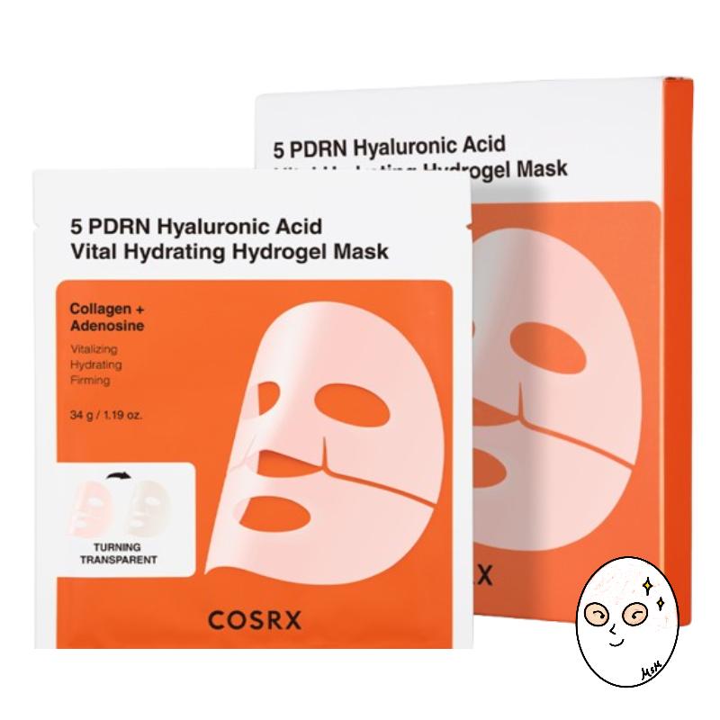 COSRX 5 PDRN Hyaluronic Acid Vital Hydrating Hydrogel Mask 34g x 3 Sheets
COSRX 5 PDRN Hyaluronic Acid Vital Hydrating Hydrogel Mask 34g x 3 Sheets