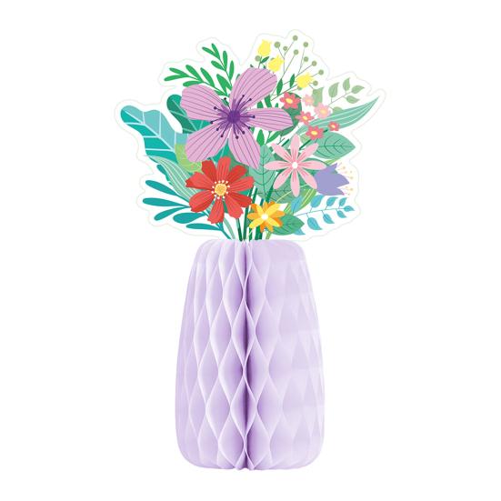 Wildflower Honeycomb Table Centerpiece 3D Floral Paper Vase with Bouquet Print Card for Spring Wedding Birthday Party Supplies C
Wildflower Honeycomb Table Centerpiece 3D Floral Paper Vase with Bouquet Print Card for Spring Wedding Birthday Party Supplies C
