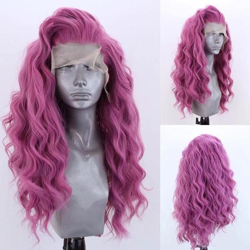 AIMEYA Pink Lace Front Wig Long Body Wave Synthetic Hair 13x4 Glueless Natural Hairline Frontal Lace Cosplay Daily Use Wig (as the picture,24inches&Lace Front)
AIMEYA Pink Lace Front Wig Long Body Wave Synthetic Hair 13x4 Glueless Natural Hairline Frontal Lace Cosplay Daily Use Wig (as the picture,24inches&Lace Front)