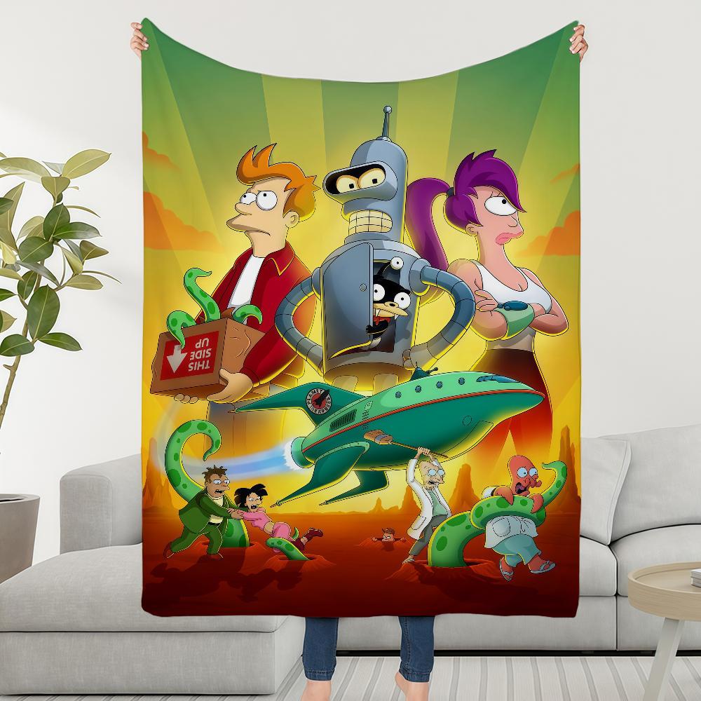 Blanket Throw Super Cosy Plush F-FuturamaS-ES Living Room Sofa Couch Childish CARTOON Birthday Gifts 75x90cm
Blanket Throw Super Cosy Plush F-FuturamaS-ES Living Room Sofa Couch Childish CARTOON Birthday Gifts 75x90cm