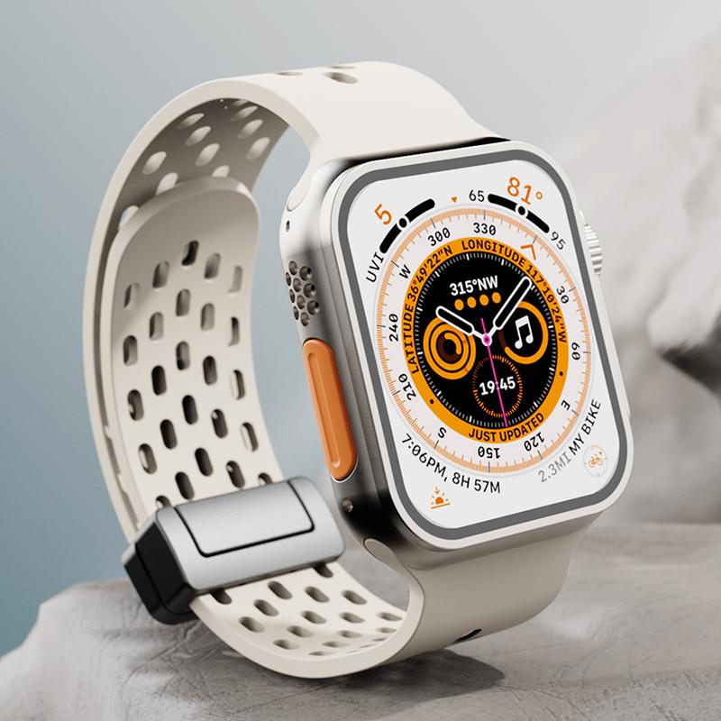 Магнитный ремешок для Apple Watch Ultra, браслет 49 мм, 44 мм, 45 мм, 41 мм, 40 мм, 42 мм, 38 мм, силиконовый браслет Correa iWatch Series 9 8 se 7 6 5 4
Магнитный ремешок для Apple Watch Ultra, браслет 49 мм, 44 мм, 45 мм, 41 мм, 40 мм, 42 мм, 38 мм, силиконовый браслет Correa iWatch Series 9 8 se 7 6 5 4