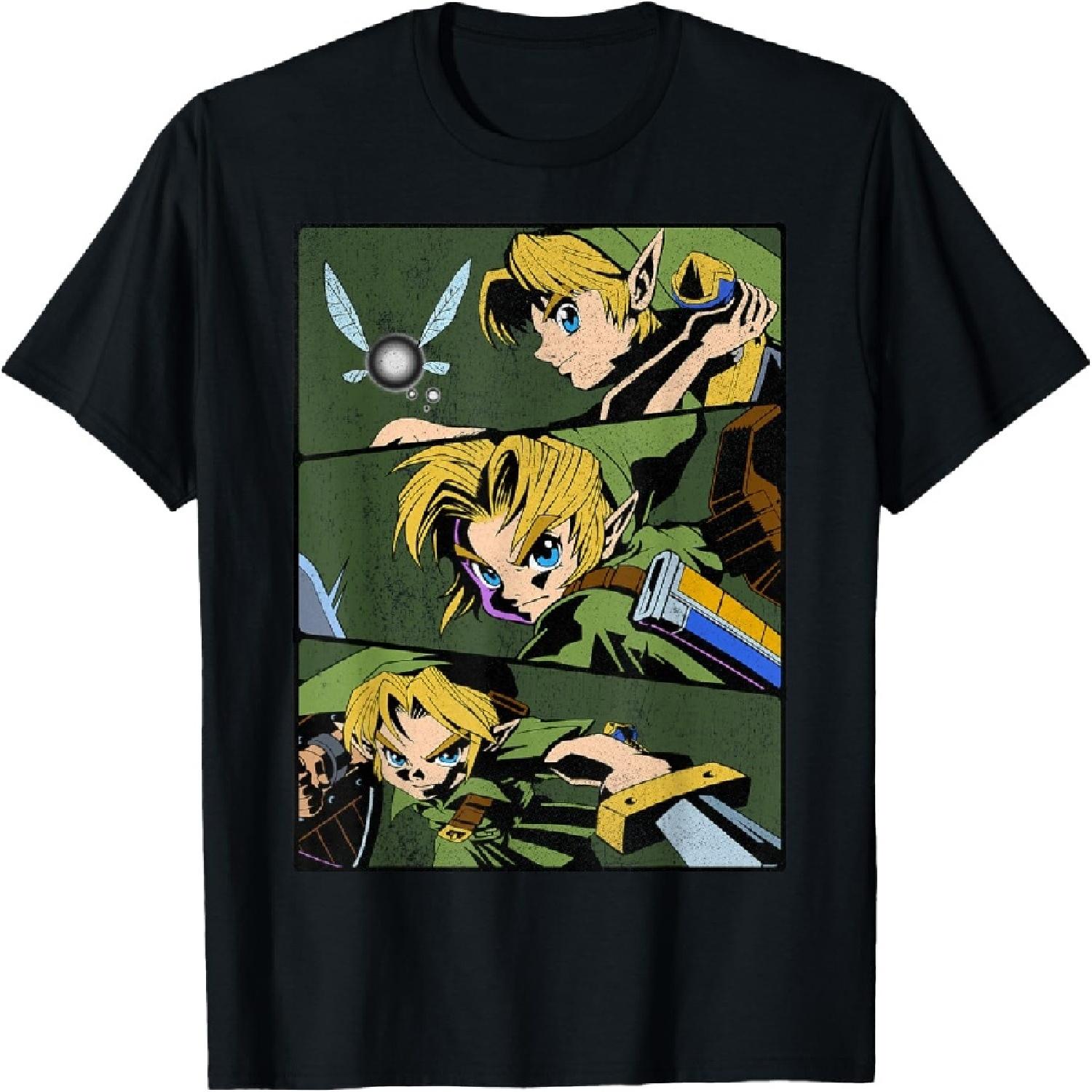 Nintendo Zelda Young Link Navi Angled Panels Graphic T-Shirt T-Shirt XXXXXL різнокольоровий
Nintendo Zelda Young Link Navi Angled Panels Graphic T-Shirt T-Shirt XXXXXL різнокольоровий