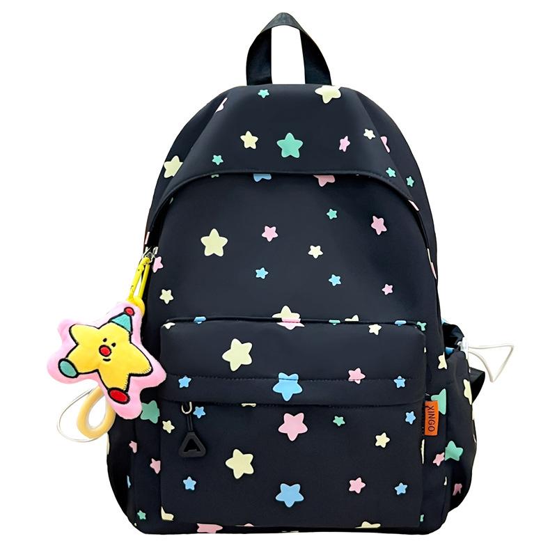 Новый маленький свежий школьный рюкзак для ученика средней школы, большой вместимости, легкий, с уменьшением нагрузки, с принтом мультяшного рюкзака, дорожный рюкзак
Новый маленький свежий школьный рюкзак для ученика средней школы, большой вместимости, легкий, с уменьшением нагрузки, с принтом мультяшного рюкзака, дорожный рюкзак