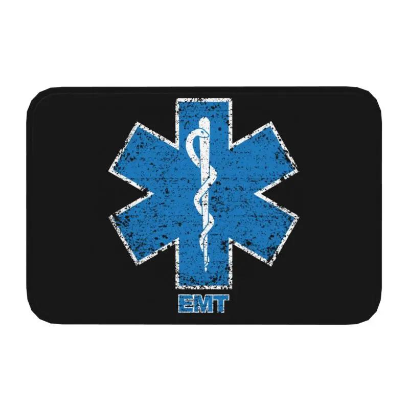 Custom Star Of Life Doormat Non-Slip Entrance Kitchen Bathroom Floor Door Mats Emt Paramedic Medical Bedroom Balcony Carpet Rug 40x60cm
Custom Star Of Life Doormat Non-Slip Entrance Kitchen Bathroom Floor Door Mats Emt Paramedic Medical Bedroom Balcony Carpet Rug 40x60cm