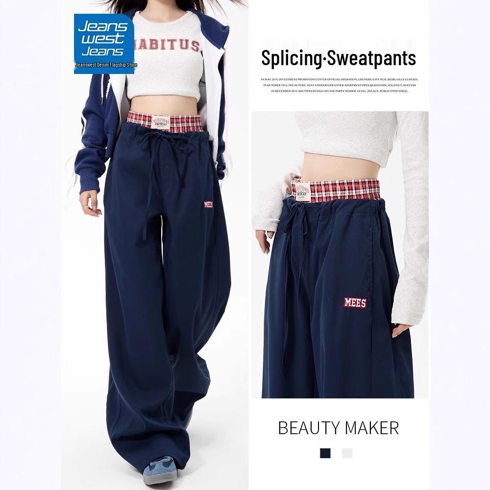 Unisex Retro Double Waistband Spliced Cargo Pants - Loose Fit, Straight Leg, Hip Hop Style S
Unisex Retro Double Waistband Spliced Cargo Pants - Loose Fit, Straight Leg, Hip Hop Style S