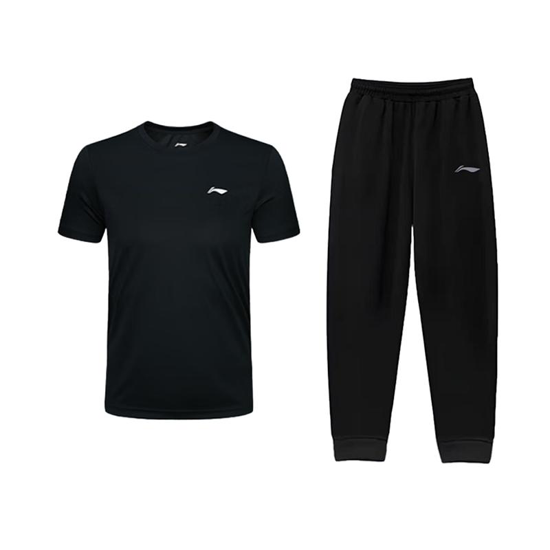 Li-Ning Однотонная Простая Модная Дышащая Быстросохнущая Удобная Универсальная Круглый Вырез Пуловер Короткий Рукав Футболка Повседневный Спортивный Комплект AHSQ777-1+AKLUA73-4 M
Li-Ning Однотонная Простая Модная Дышащая Быстросохнущая Удобная Универсальная Круглый Вырез Пуловер Короткий Рукав Футболка Повседневный Спортивный Комплект AHSQ777-1+AKLUA73-4 M