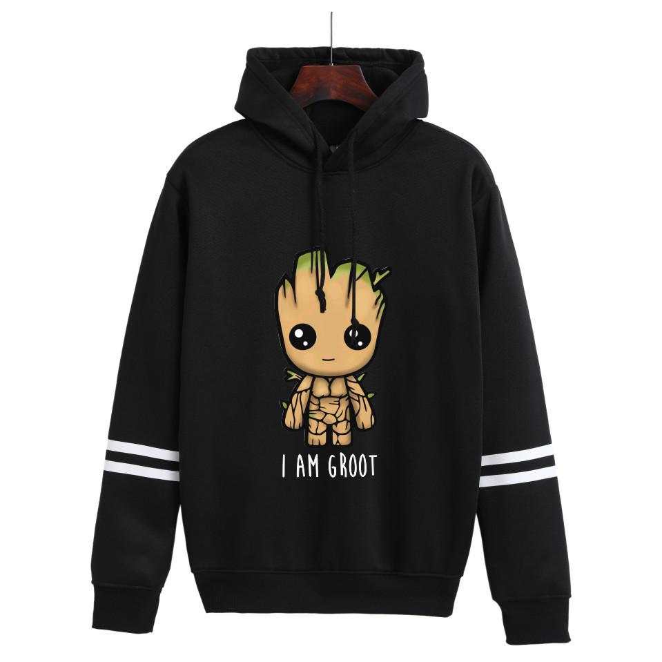European and American Anime Groot 2D Print Unisex Casual Loose Hoodie for Autumn/Winter XXL
European and American Anime Groot 2D Print Unisex Casual Loose Hoodie for Autumn/Winter XXL