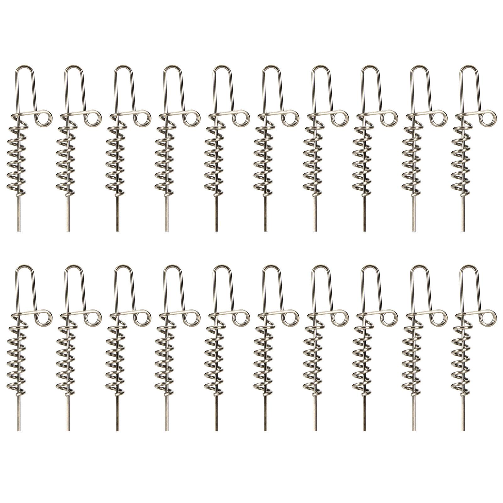 20Pcs Soft Fishing Baits Connector Fixed Latches Needle Spring Lock Pins Fish Gear Tools Worms Lures Angling Accessory Large
20Pcs Soft Fishing Baits Connector Fixed Latches Needle Spring Lock Pins Fish Gear Tools Worms Lures Angling Accessory Large