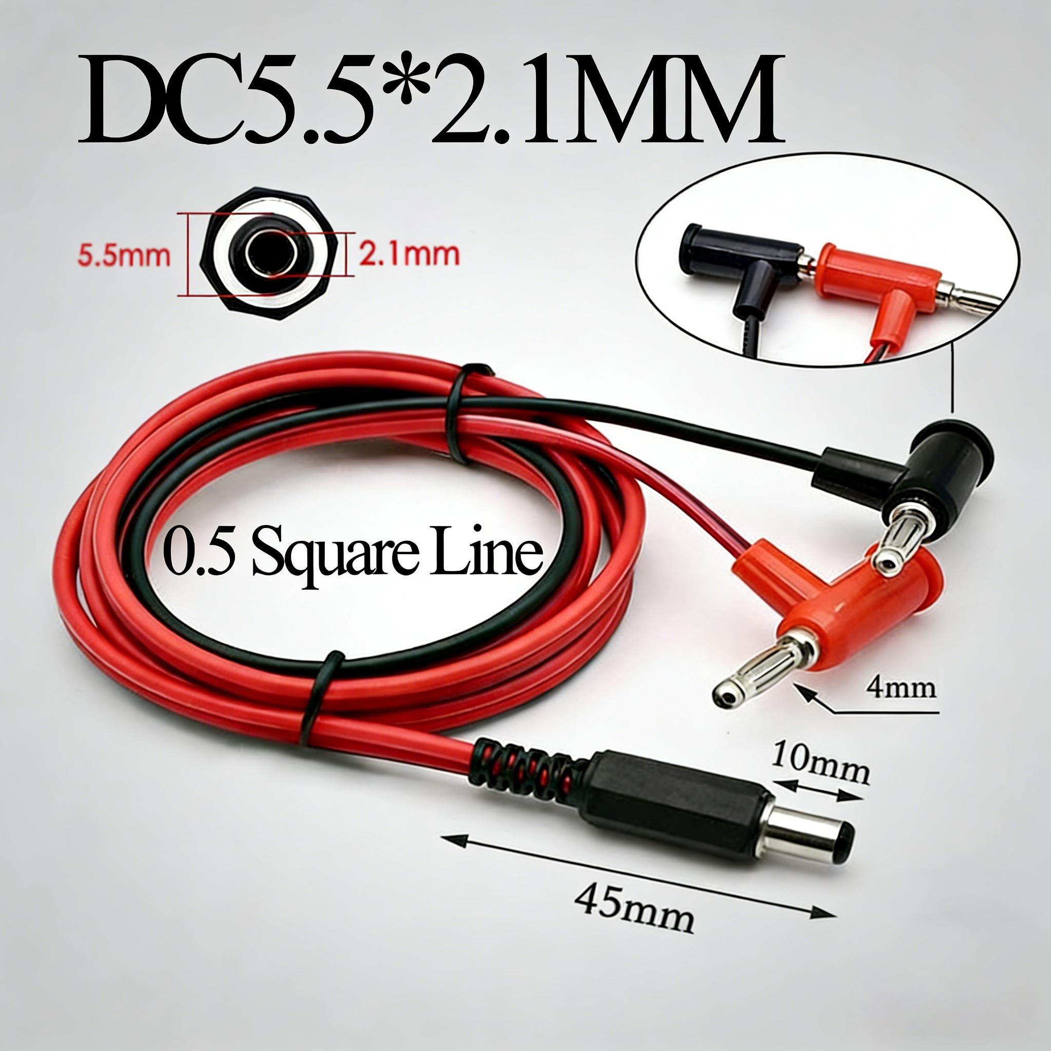 DC 5.5 x 2.1/2.5MM Male to 4MM Banana Plug Wire DC Power Adapter Connection Cable DC to Gun-type Lantern Head Connector Line
DC 5.5 x 2.1/2.5MM Male to 4MM Banana Plug Wire DC Power Adapter Connection Cable DC to Gun-type Lantern Head Connector Line