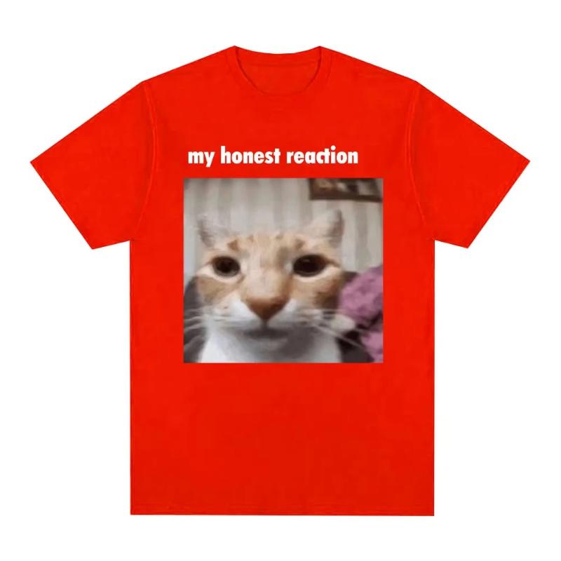 Men s Women Novelty My Honest Reaction T-shirts Funny Cat T Shirt Cotton Tee Streetwear Oversize Summer Loose Cats lovers Gifts 4XL червоний
Men s Women Novelty My Honest Reaction T-shirts Funny Cat T Shirt Cotton Tee Streetwear Oversize Summer Loose Cats lovers Gifts 4XL червоний