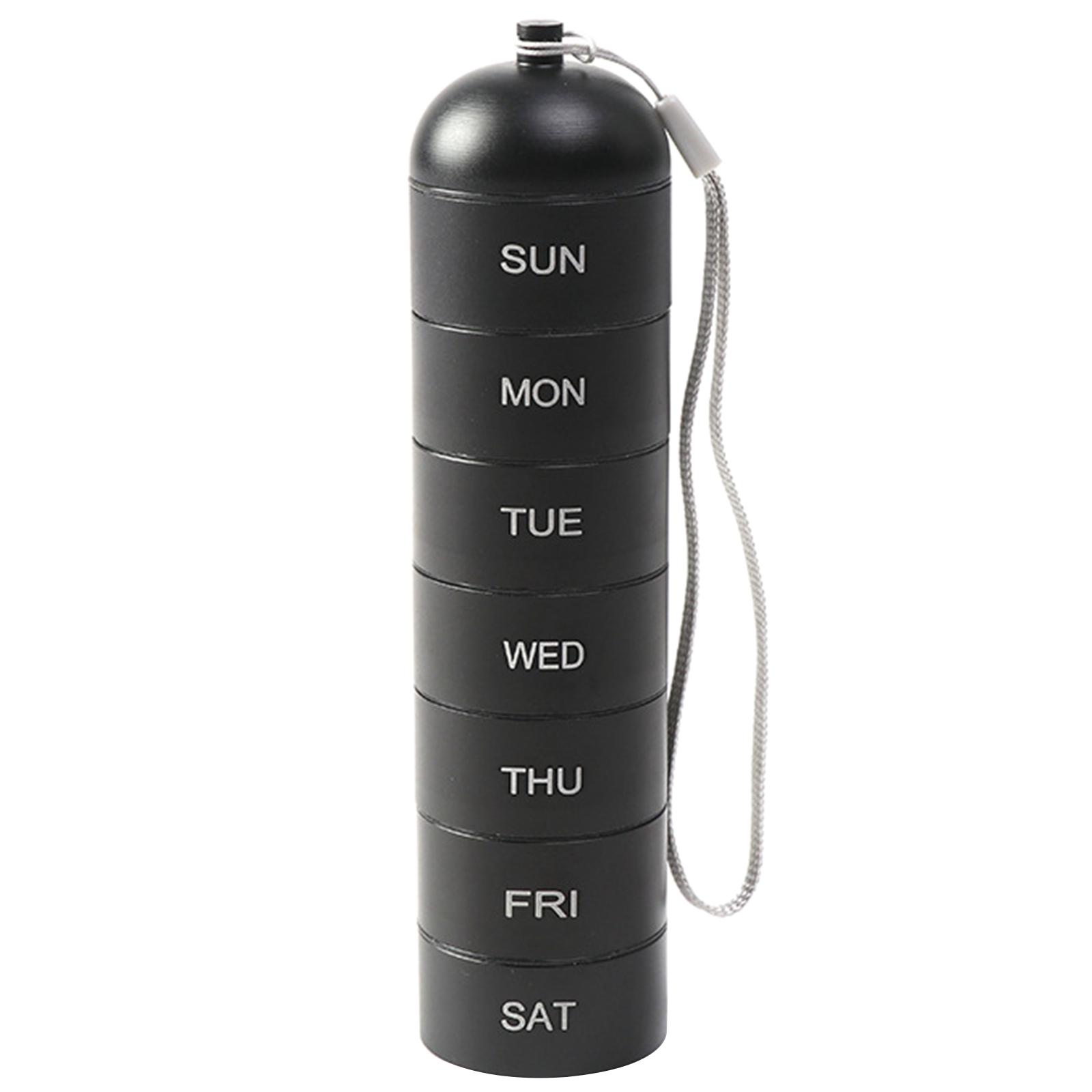 7 Grids Pills Box 7 Day Aluminum Alloy Weekly Medicine Dispenser Organizers Splitters Pills Storage Case Pills Container 1 чёрный
7 Grids Pills Box 7 Day Aluminum Alloy Weekly Medicine Dispenser Organizers Splitters Pills Storage Case Pills Container 1 чёрный