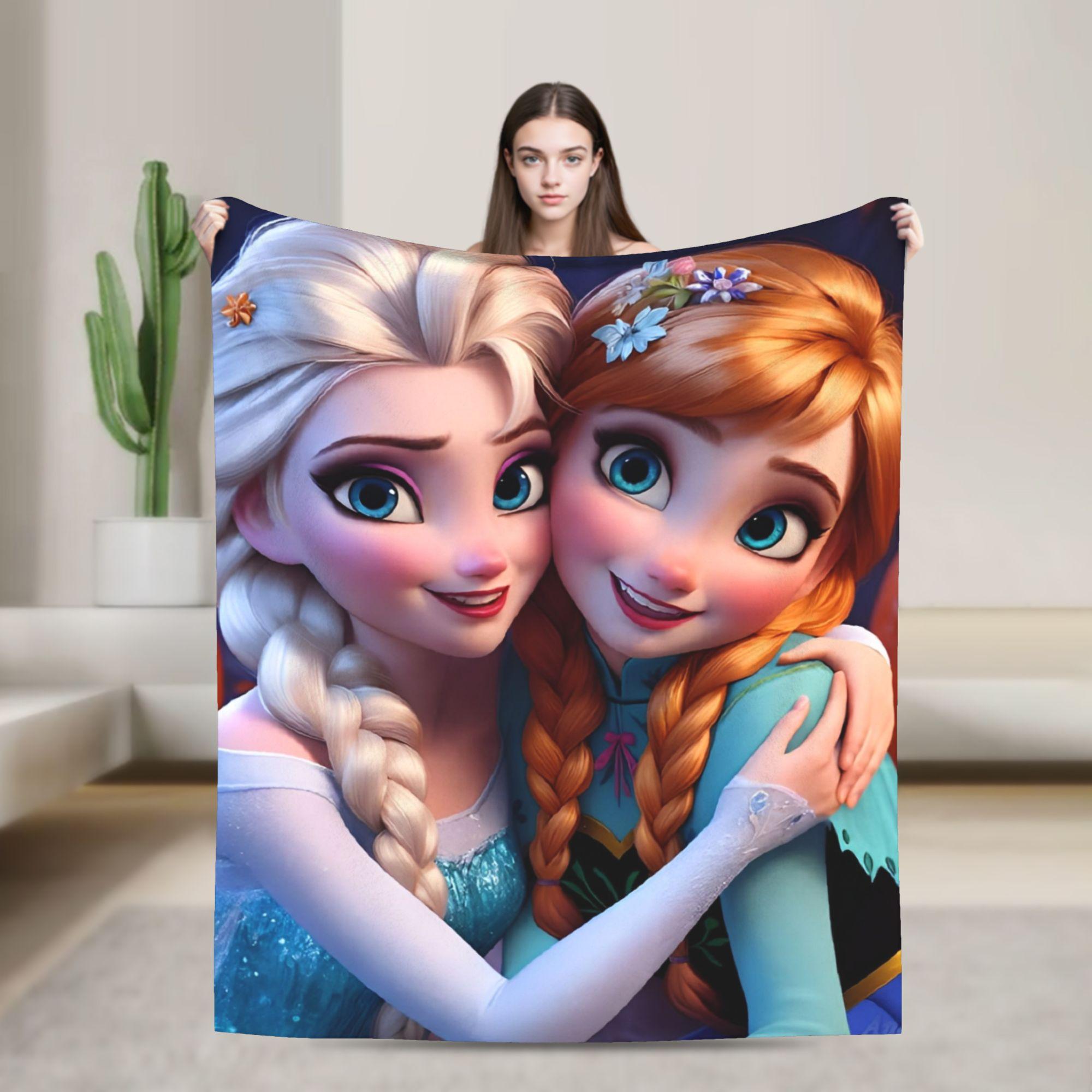 Kawaii Queen Frozen Princess Elsa Blanket Fleece Summer Multi-function Lightweight Thin Throw Blankets for Bed Couch Bedspread 50x60in
Kawaii Queen Frozen Princess Elsa Blanket Fleece Summer Multi-function Lightweight Thin Throw Blankets for Bed Couch Bedspread 50x60in