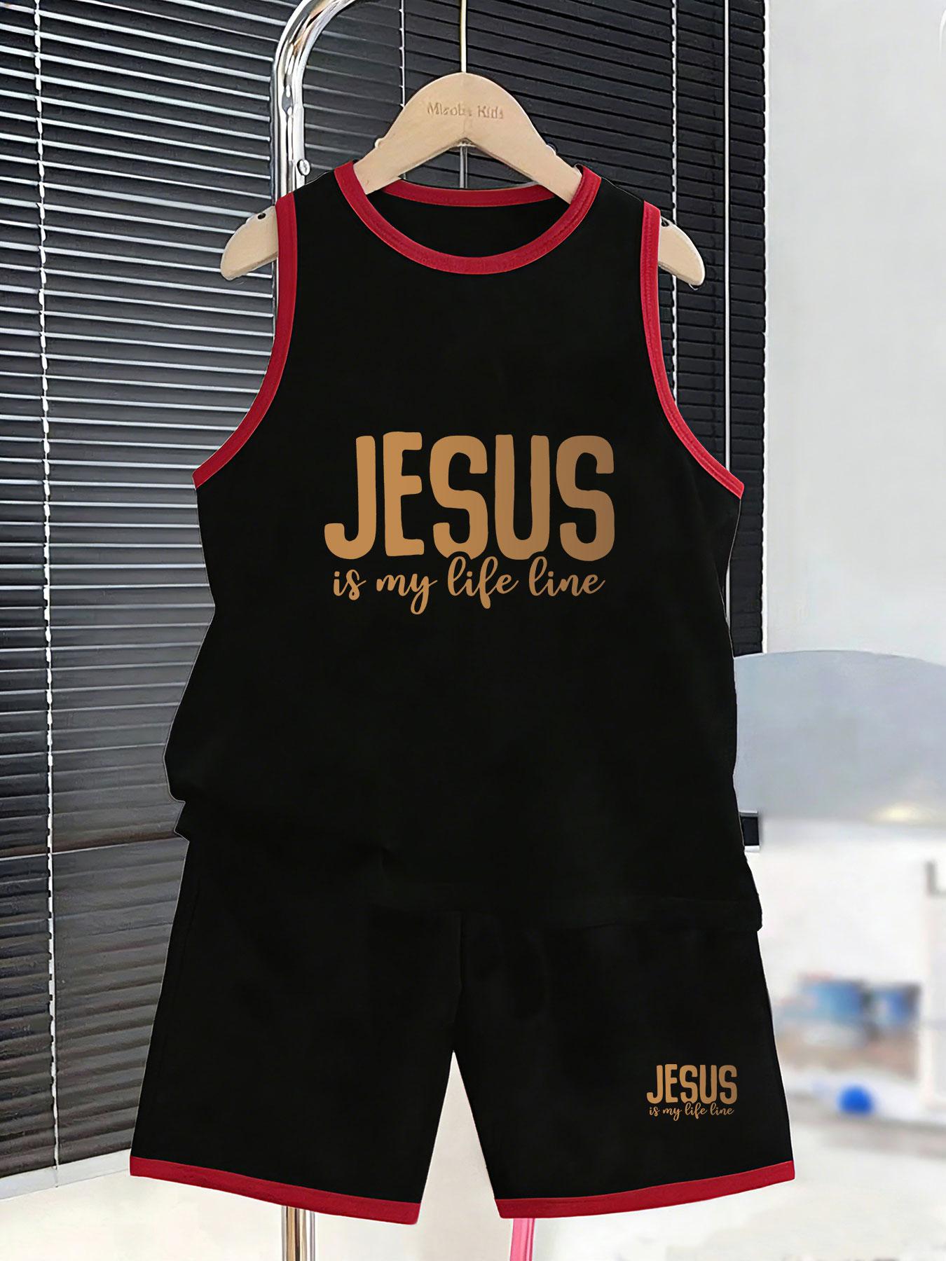Boys’ faith lifeline set. Uplifting prints, breathable fabric, loose fit for positive daily outfits. 7Y
Boys’ faith lifeline set. Uplifting prints, breathable fabric, loose fit for positive daily outfits. 7Y